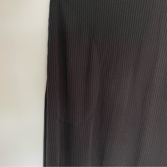 Alembika Ribbed Knit Slip Dress in Black - Picture 7 of 8